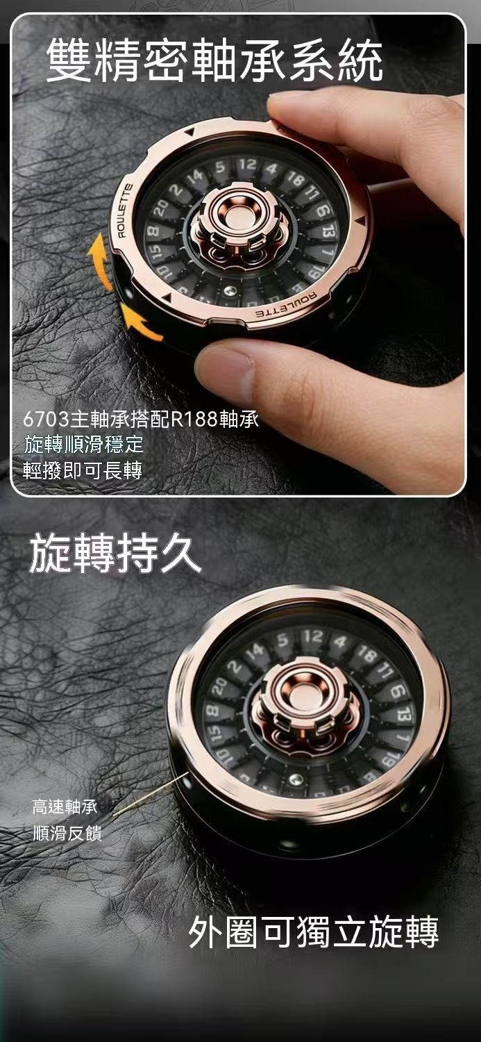 天機骰D20機械決策輪盤EDC解壓玩具