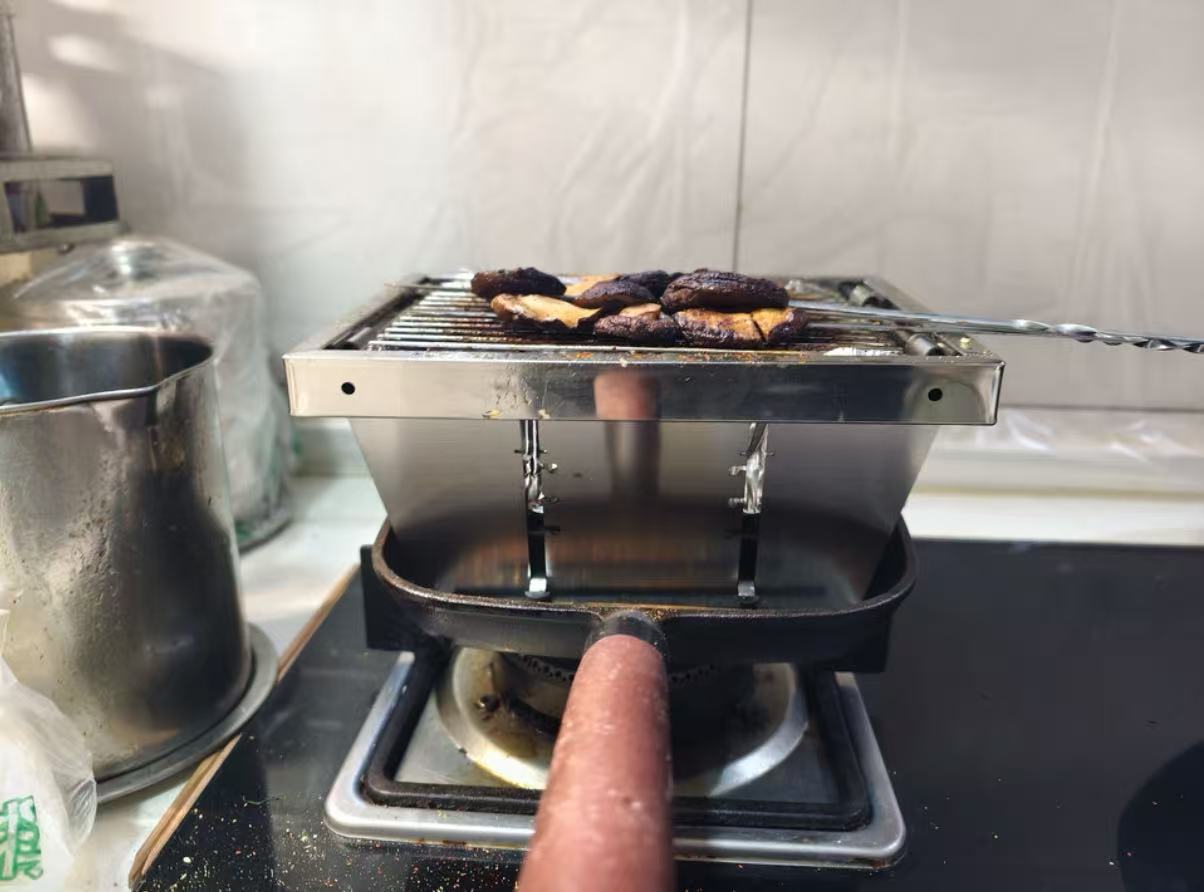 戶外不鏽鋼露營便攜折疊卡片爐