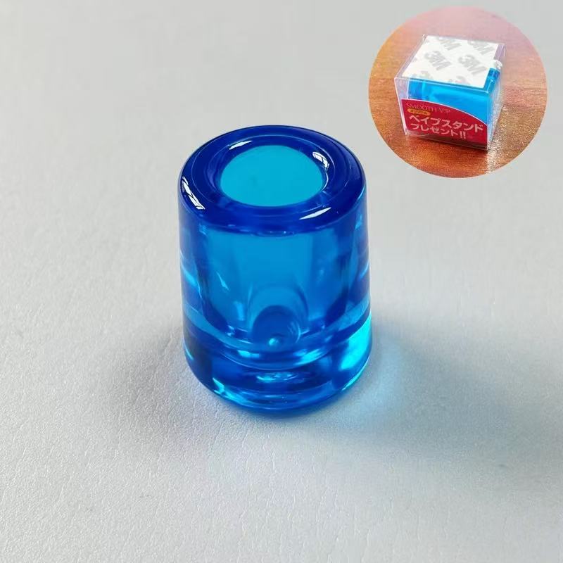 多功能透明樹脂收納座｜菸蒂熄煙缸/牙刷座/筆座 三合一