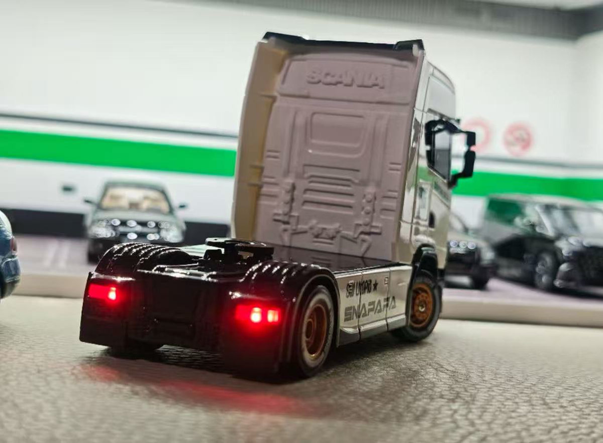 正版授權斯堪尼亞S730 V8貨櫃車 RC多功能遙控漂移車