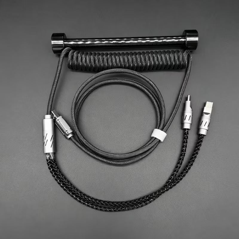 Star Light 8K Two-in-One Braided Gaming Aviator Cable