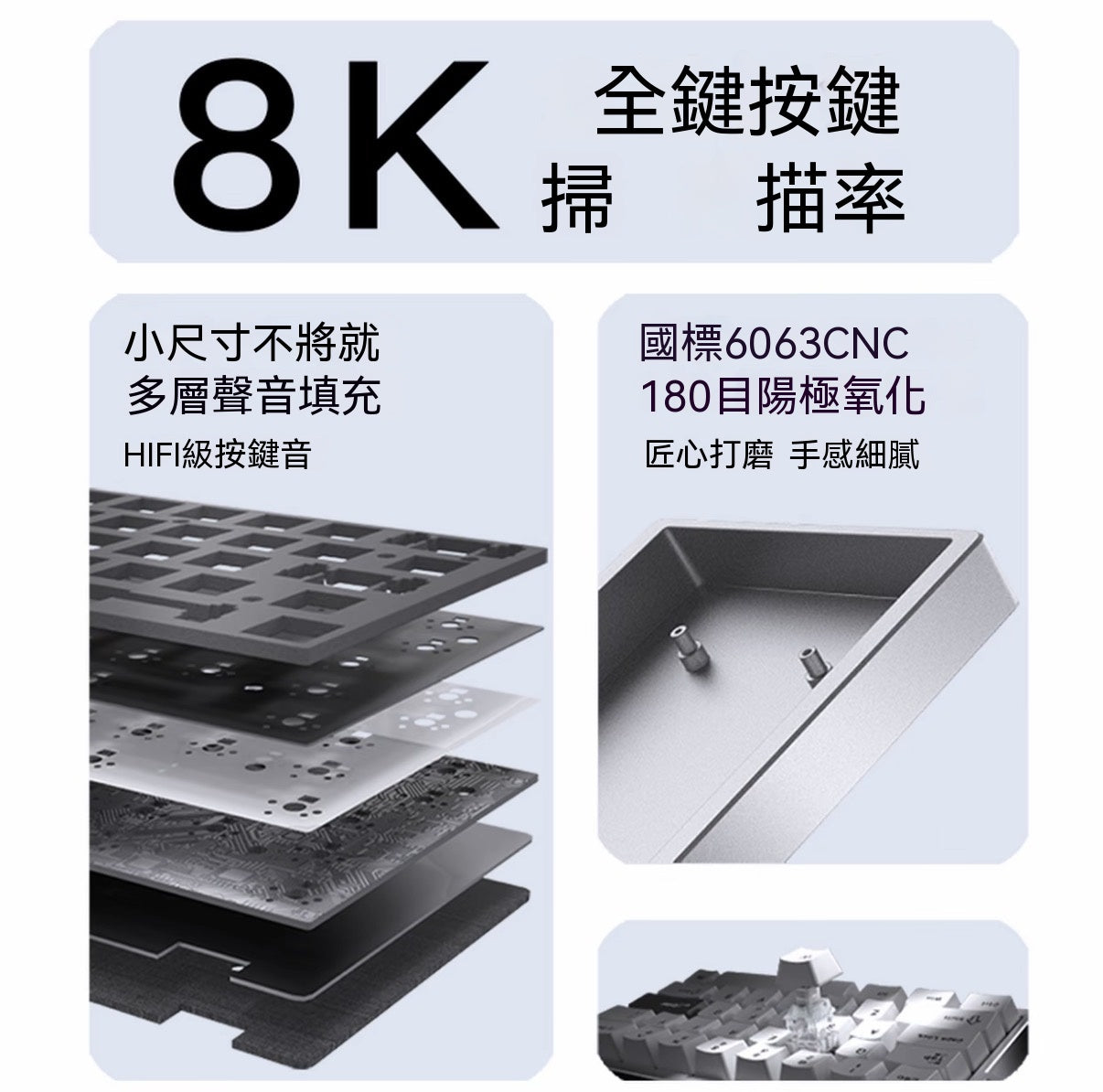 KT35 Aluminum Alloy 35% Layout One-Hand Magnetic Switch Keyboard