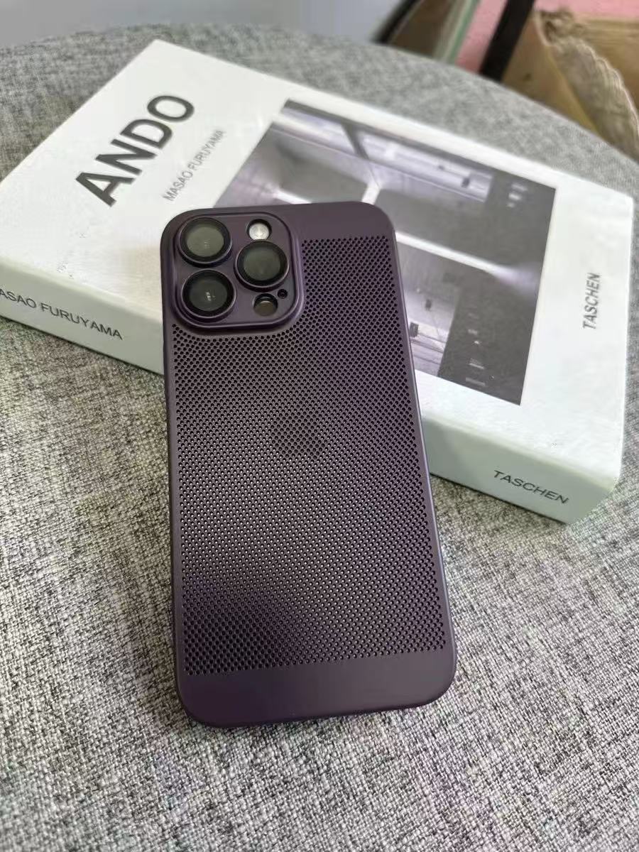 夏季專屬 '͜' iPhone系列鏤空散熱手機殼
