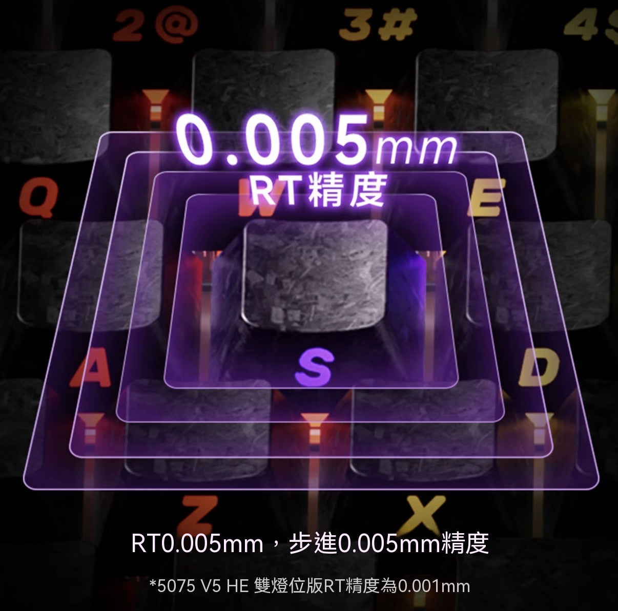 【雙軸混用】5075 V5 TMR三模熱插拔電競機械磁軸鍵盤