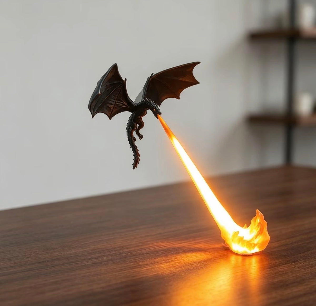 Dragon Breath Lamp Ornament Flame Dragon Luminous Ornament