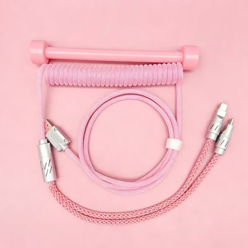 Star Light 8K Two-in-One Braided Gaming Aviator Cable