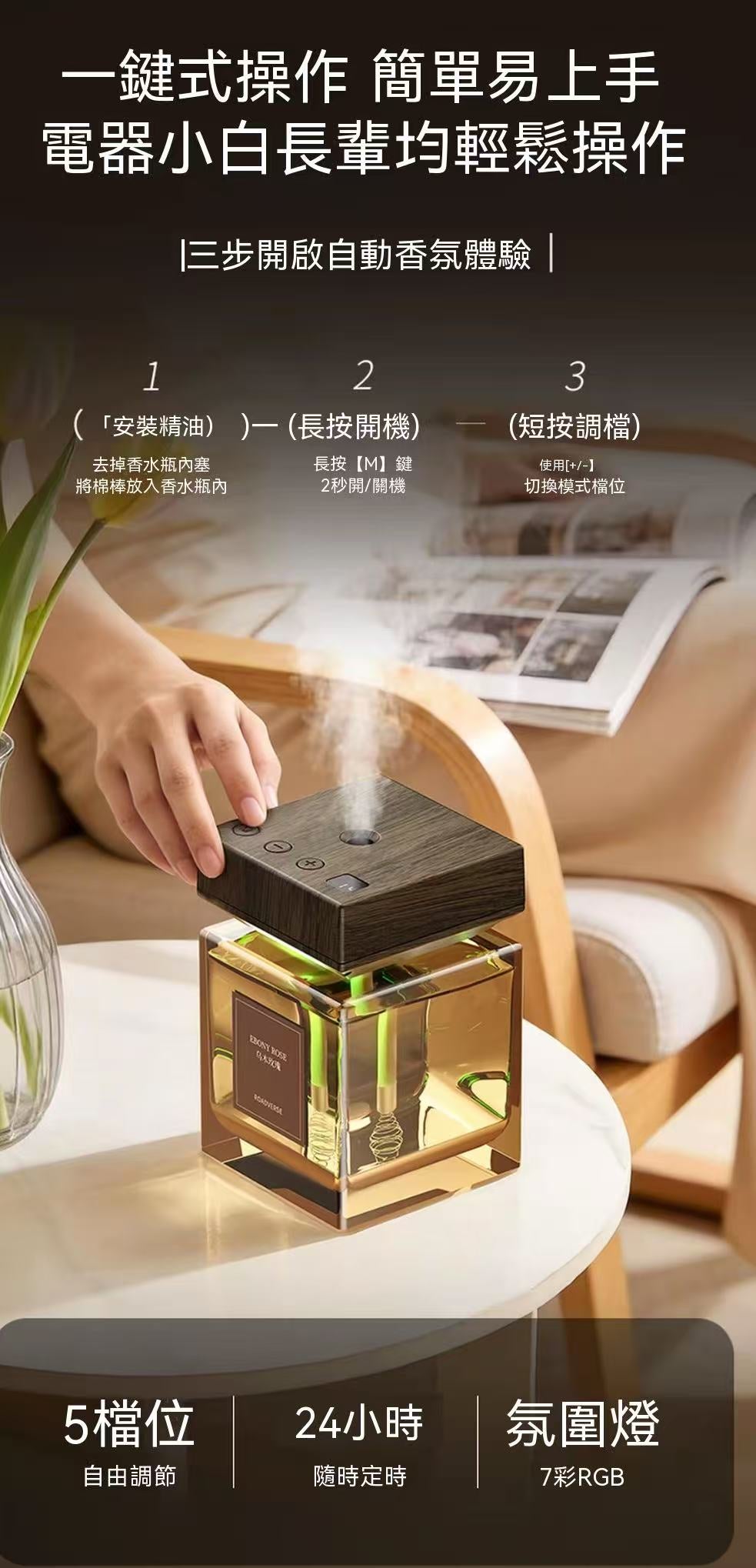 高端香味！自動噴霧定時香薰機