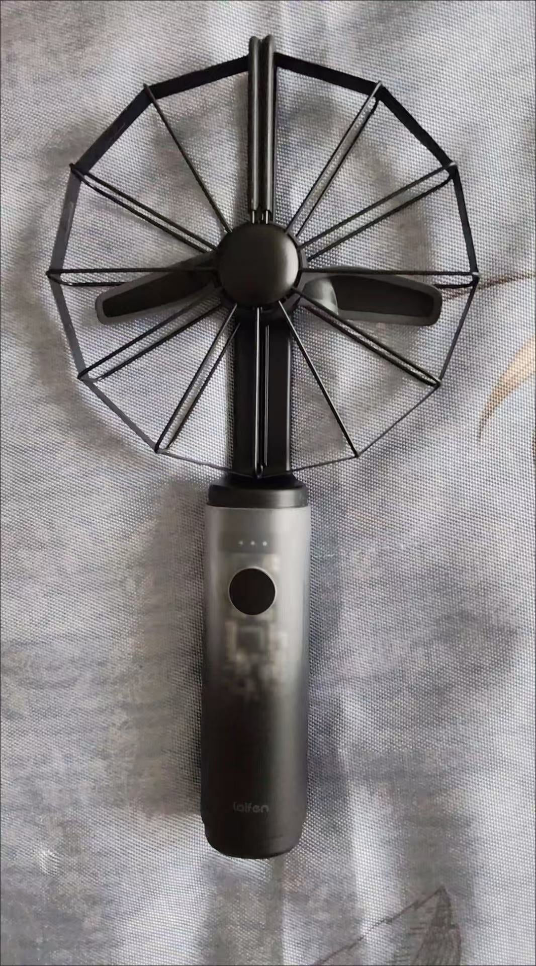 新款！折疊小風扇 AirFold 自然寬域大風 可拆卸軟膠包裹透明探索版