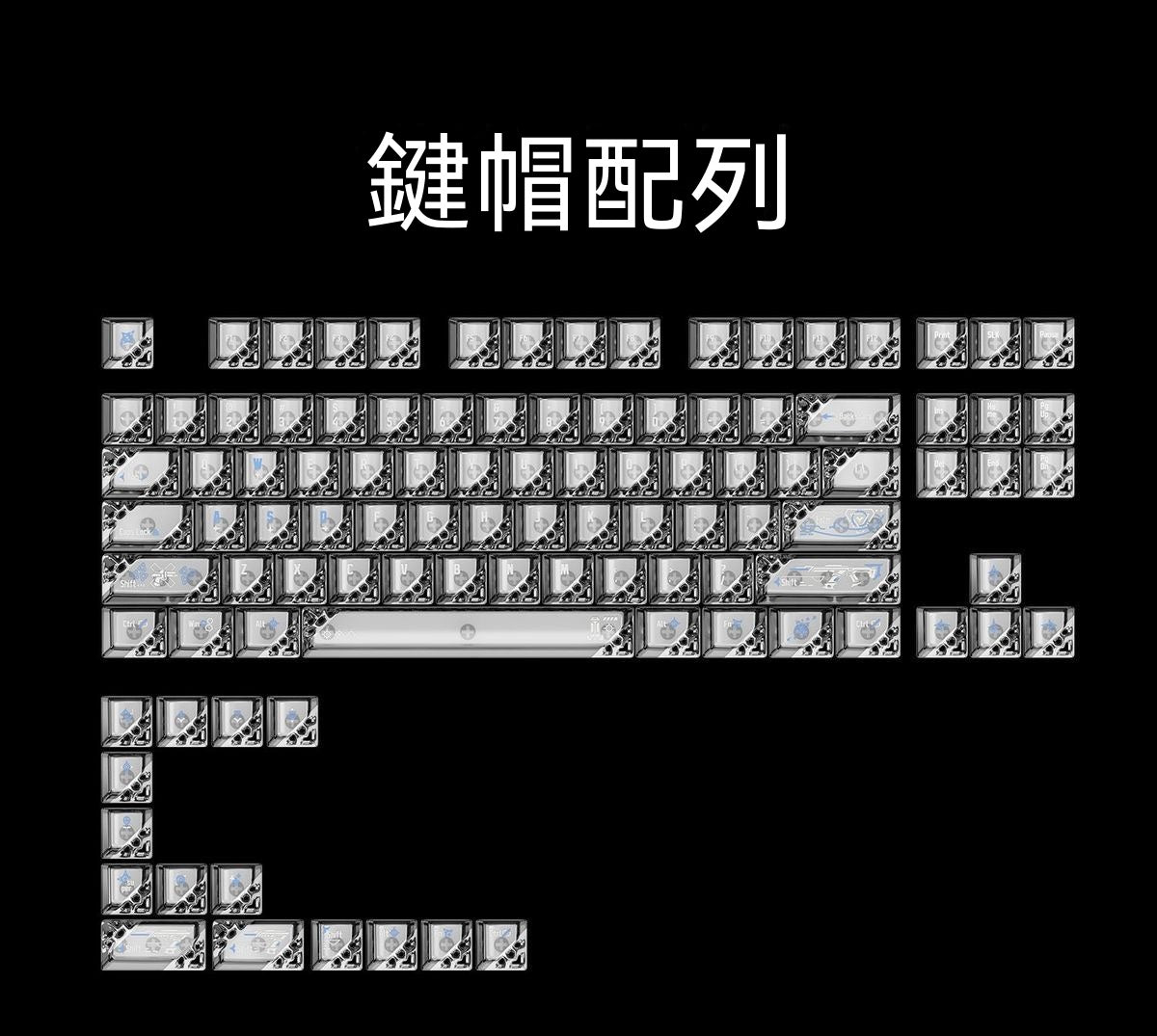 Womier & Ouzhid Quantum Honeycomb Hollow Keycap