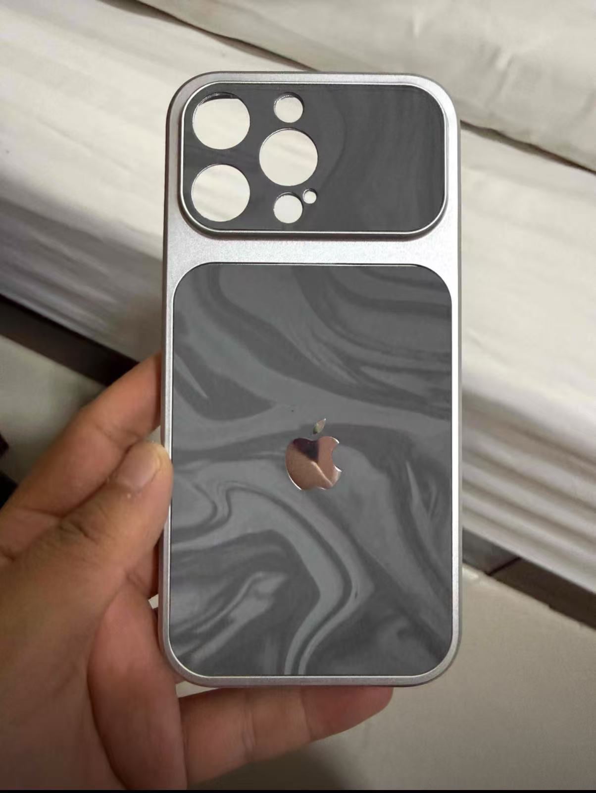 高級秒變17大視窗水波紋手機殼（適用iPhone）