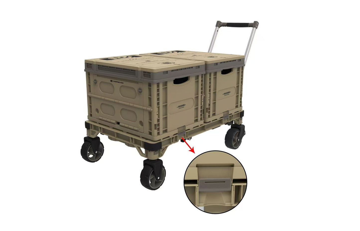 Freedom Series Outdoor Folding Utility Cart