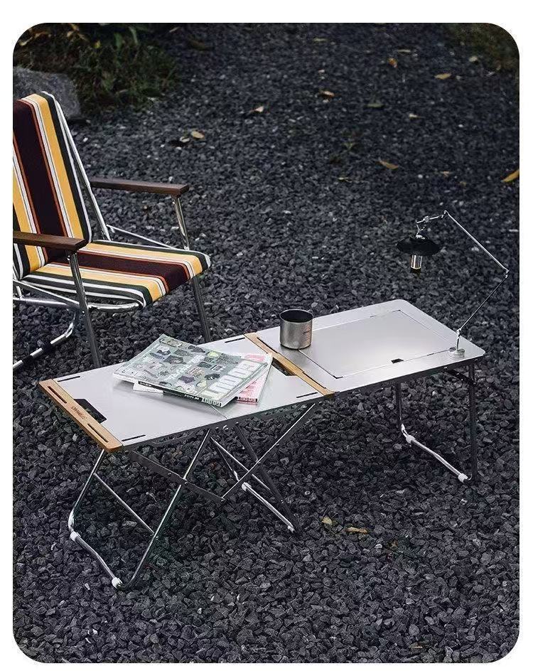 OnwaySports 3-second quick-open tactical table outdoor IGT folding aluminum alloy lightweight camping picnic table
