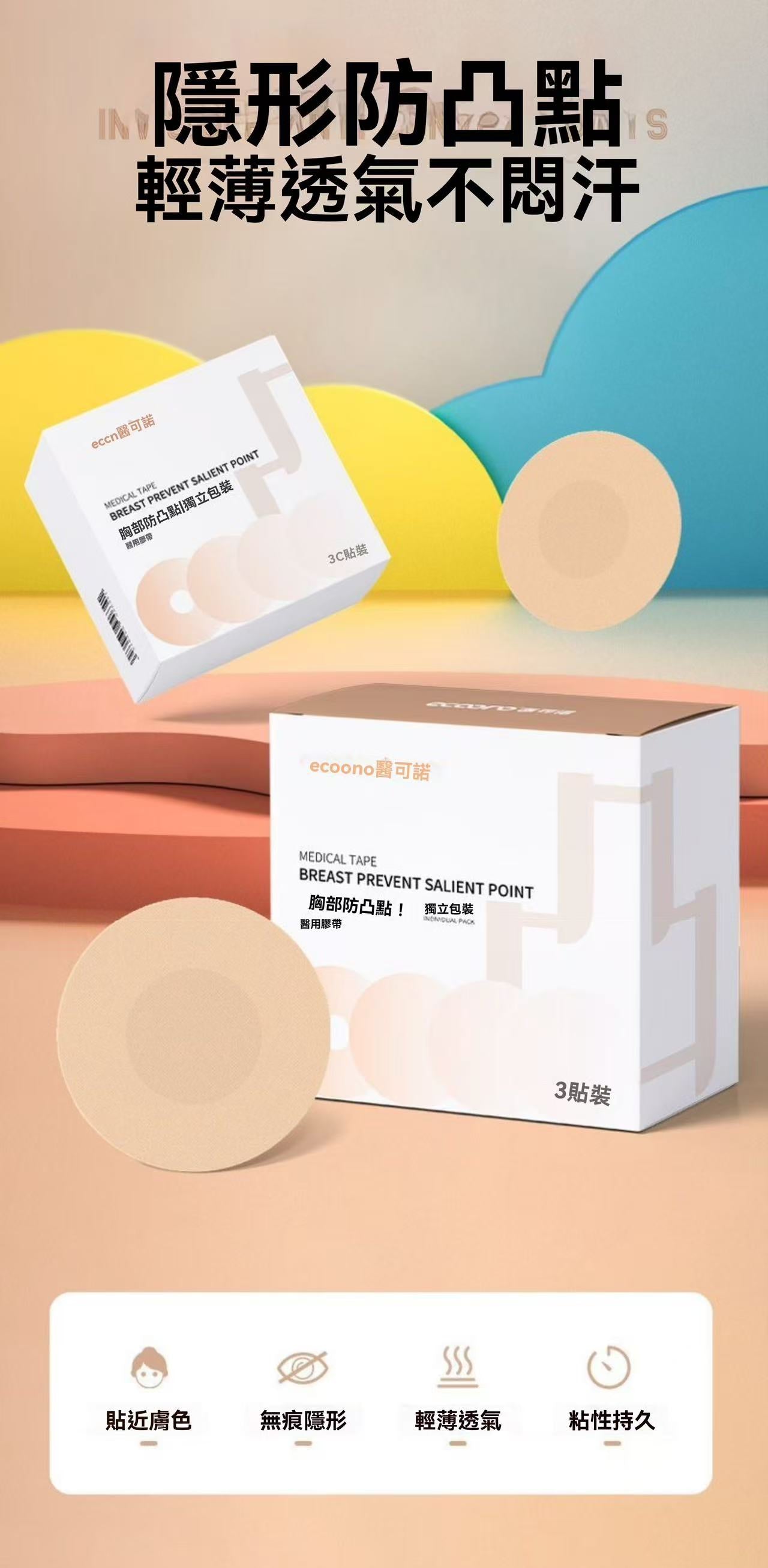 Men's Must-Have Disposable Nipple Covers (Anti-Bulge)