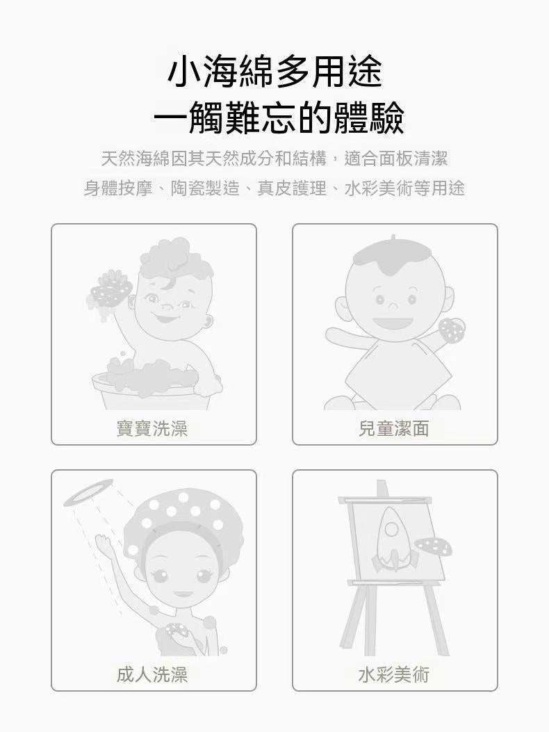希臘進口天然絲絨海綿