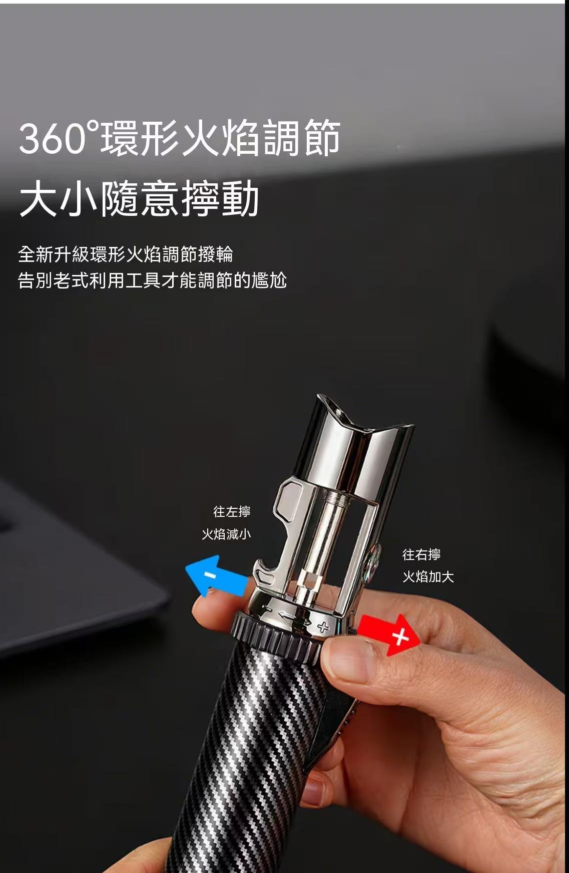 Multifunctional Portable Windproof Camping Lighter
