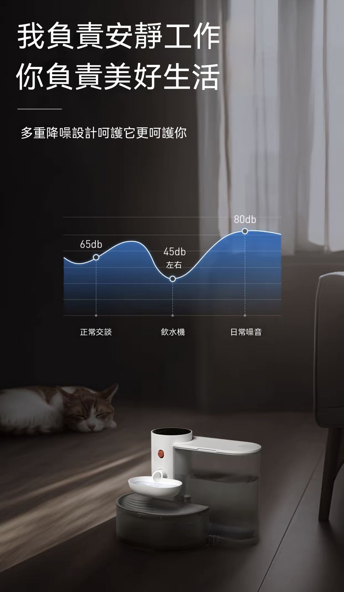 Smart Tilting Pet Water Fountain
