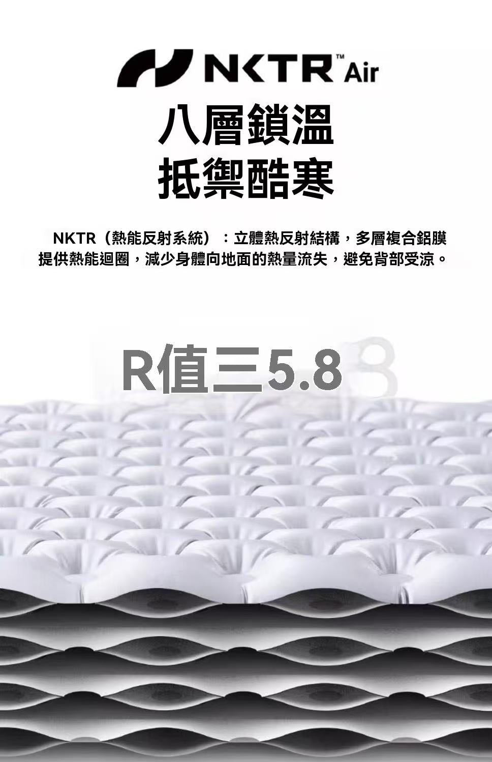 徒野超輕充氣墊