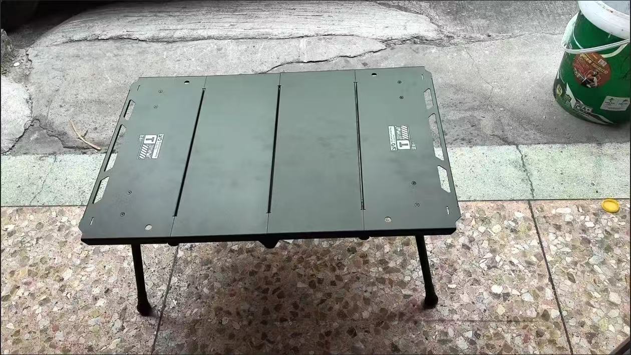 戶外桌子便攜式鋁合金多功能戰術桌簡易餐桌可折疊露營