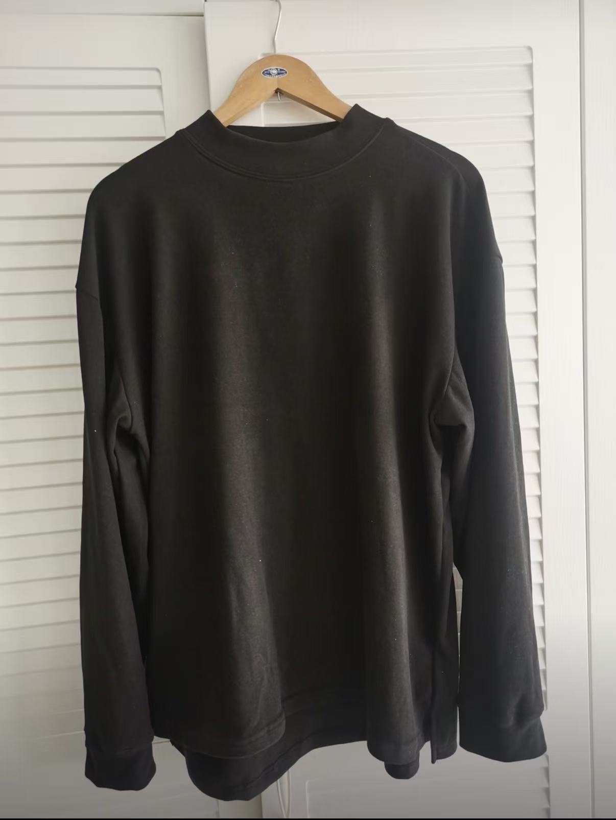 Winter suede turtleneck base layer