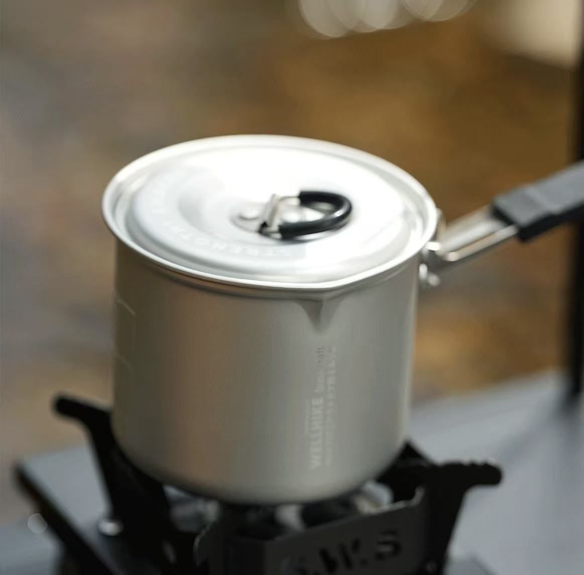 Single Folding Hiking Camping Pot