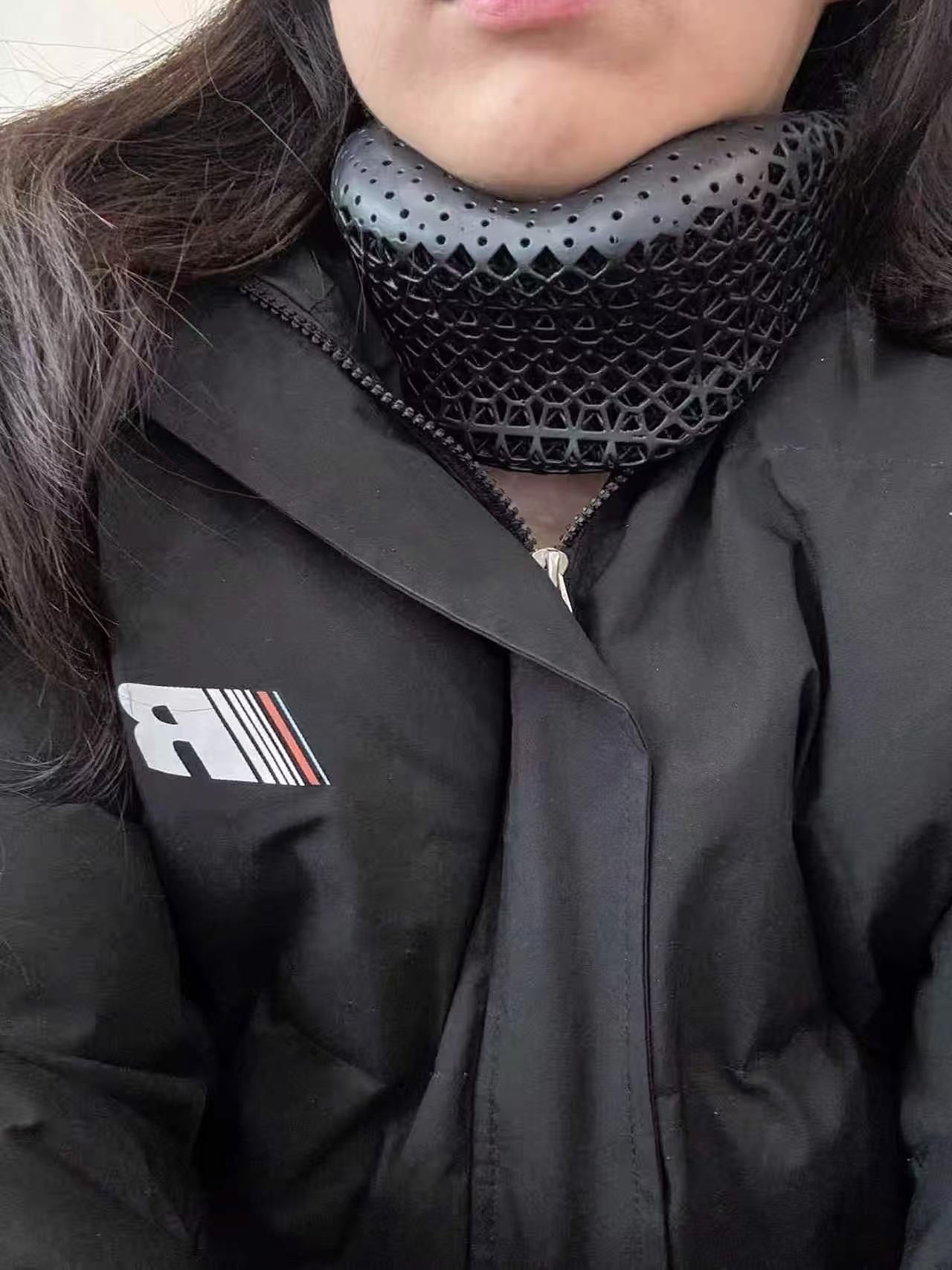 3D Printed Neck Brace to Prevent Head Tilting - Fixed, Breathable Support Neck Collar