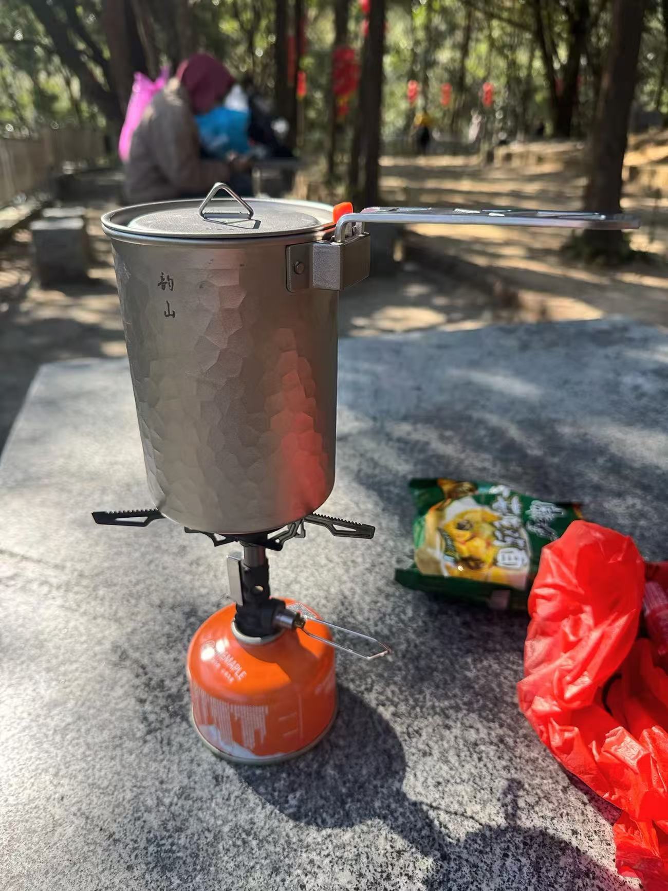 Tea & Coffee Double Extract Pure Titanium Hammered Pot