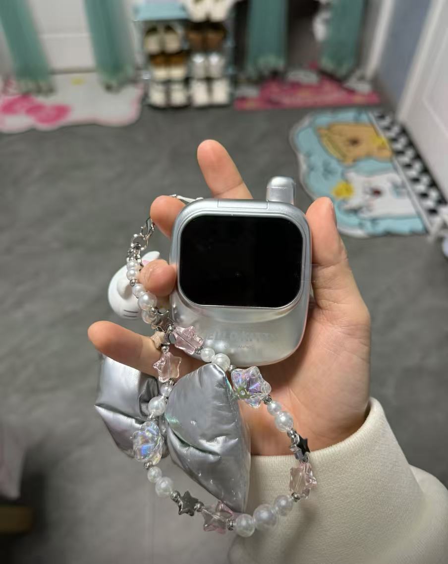 Hello Kitty Phone-Shaped Screen Bluetooth Earbuds