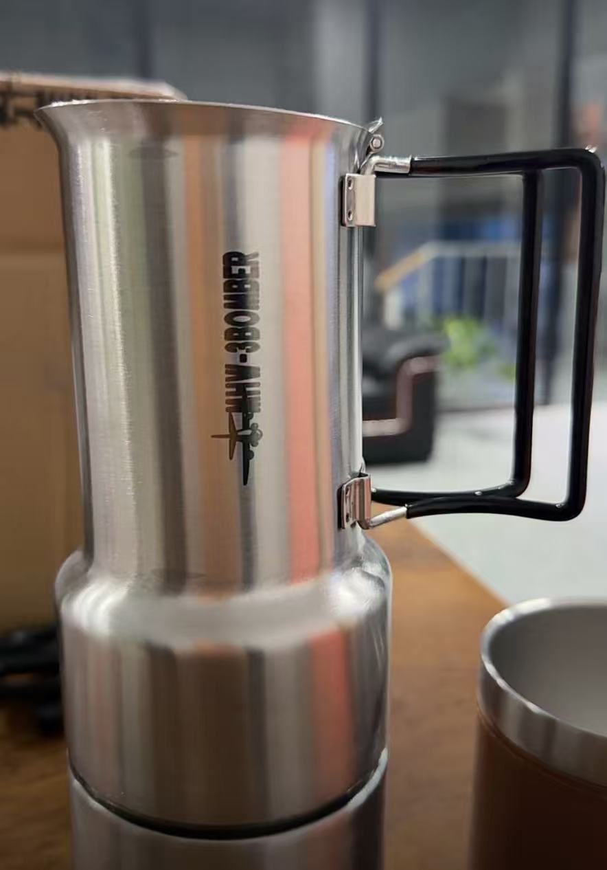 Outdoor Stainless Steel Pour-Over Espresso Extraction Set