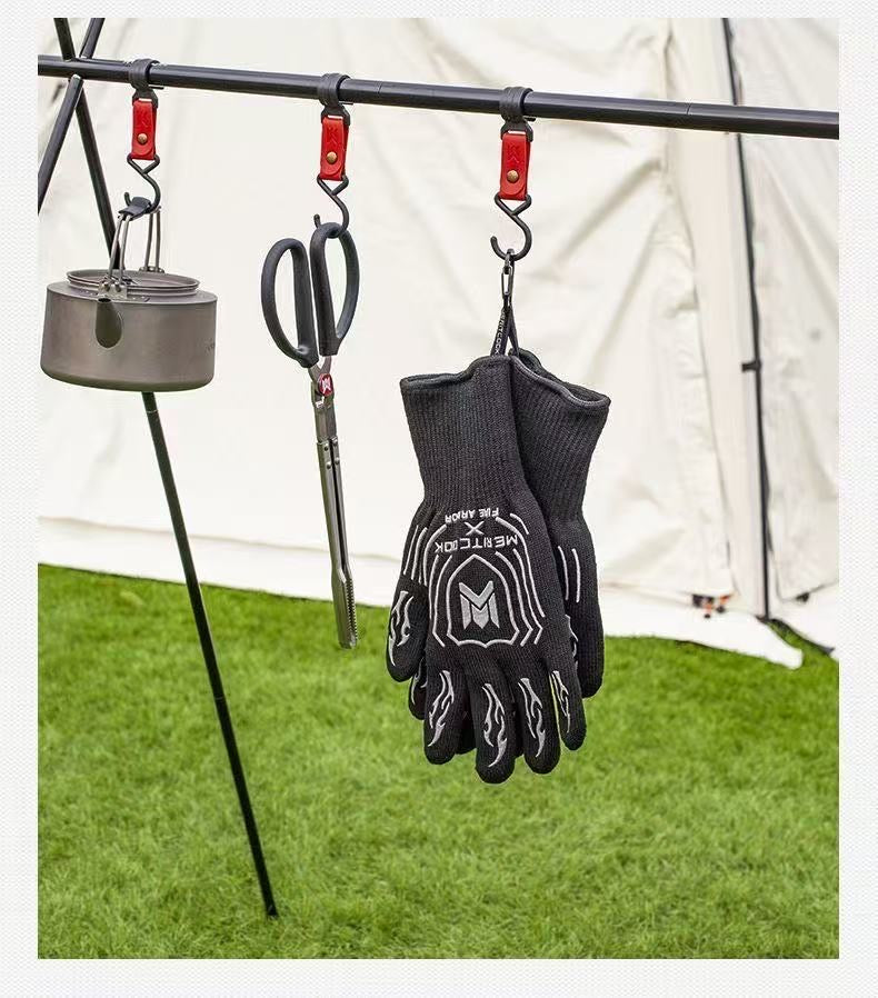 Anti-scald High-temperature Outdoor Camping Flame-retardant Heat Resistant Gloves