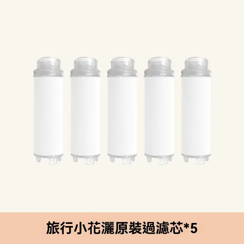 Mini lightweight filter shower head