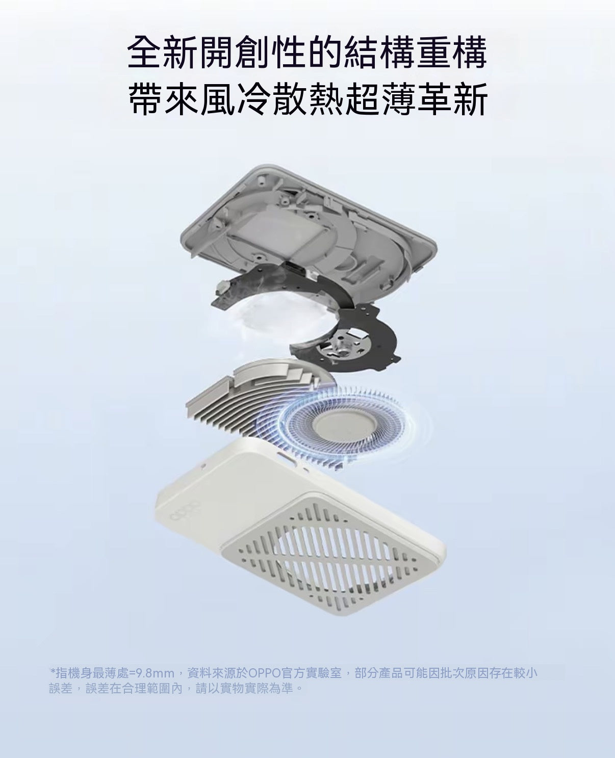 磁吸冰冰卡輕薄散熱器