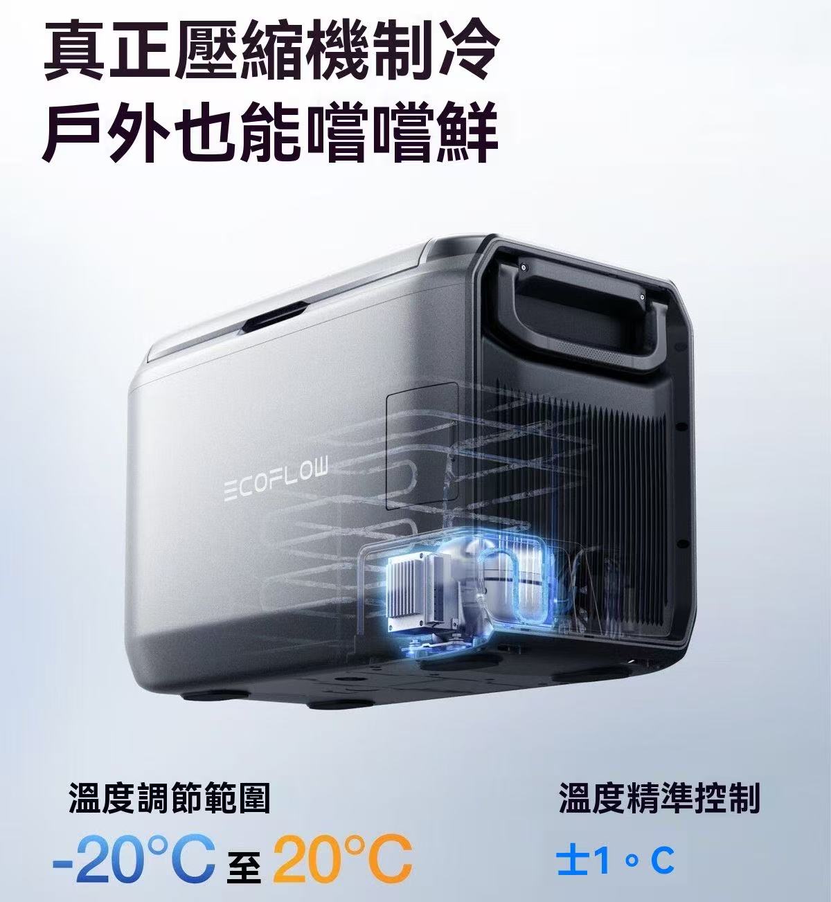 戶外移動電源冰箱（也可以車載）
