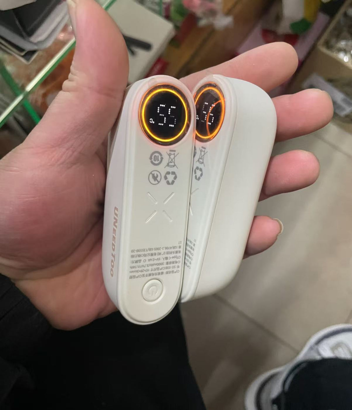 【3C認證】雙磁吸暖手寶一分二雙手同時暖冬季暖手取暖必備