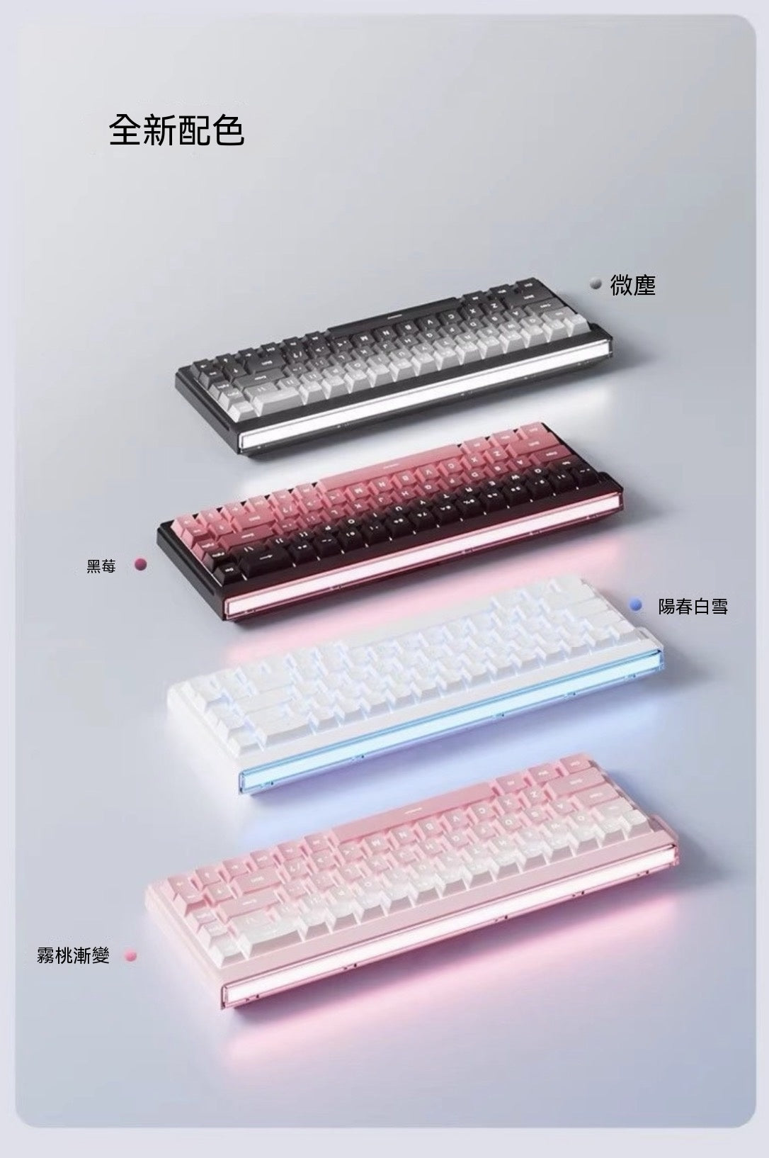 AIR68 Wireless Tri-Mode Backlit Keyboard