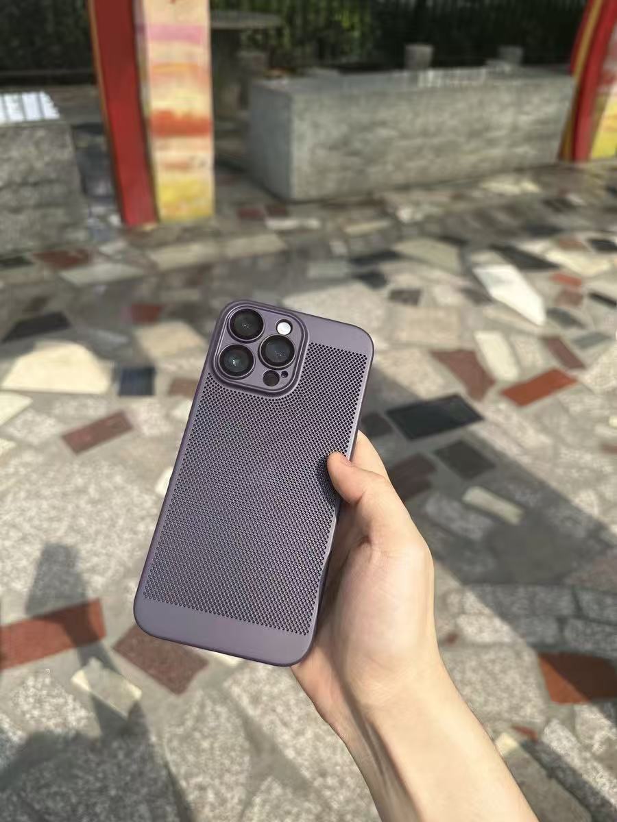 夏季專屬 '͜' iPhone系列鏤空散熱手機殼
