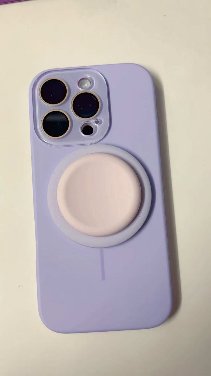 高端磁吸支架液態矽膠手機殼 （適用iPhone 15-17系列）