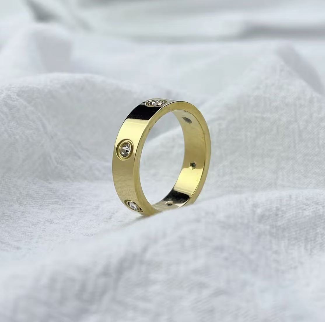 High-end designer gold and silver rings / Versatile couple's style!