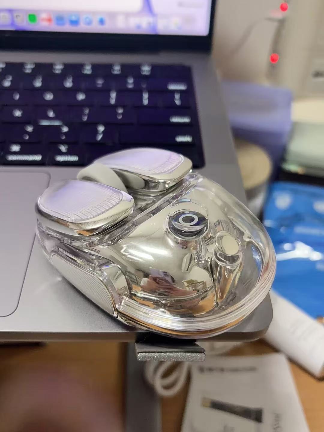 （高顏值神鼠🖱️）Q9透明無線滑鼠