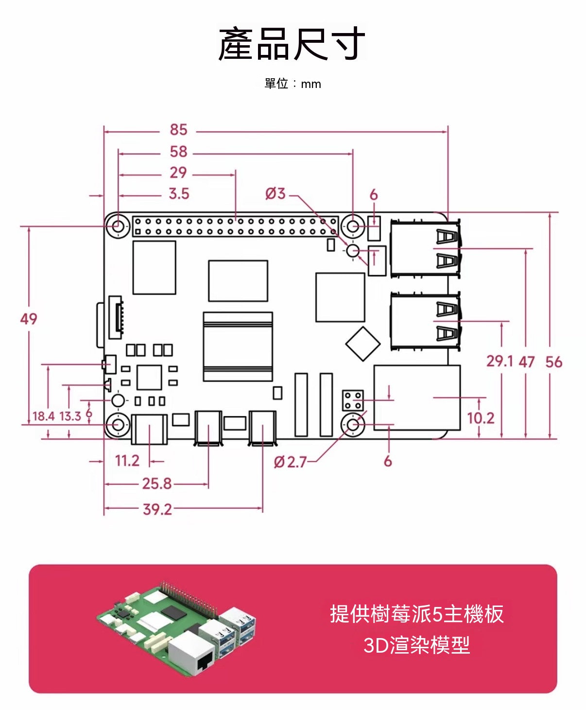 Raspberry Pi 5 開發板全系列套裝
