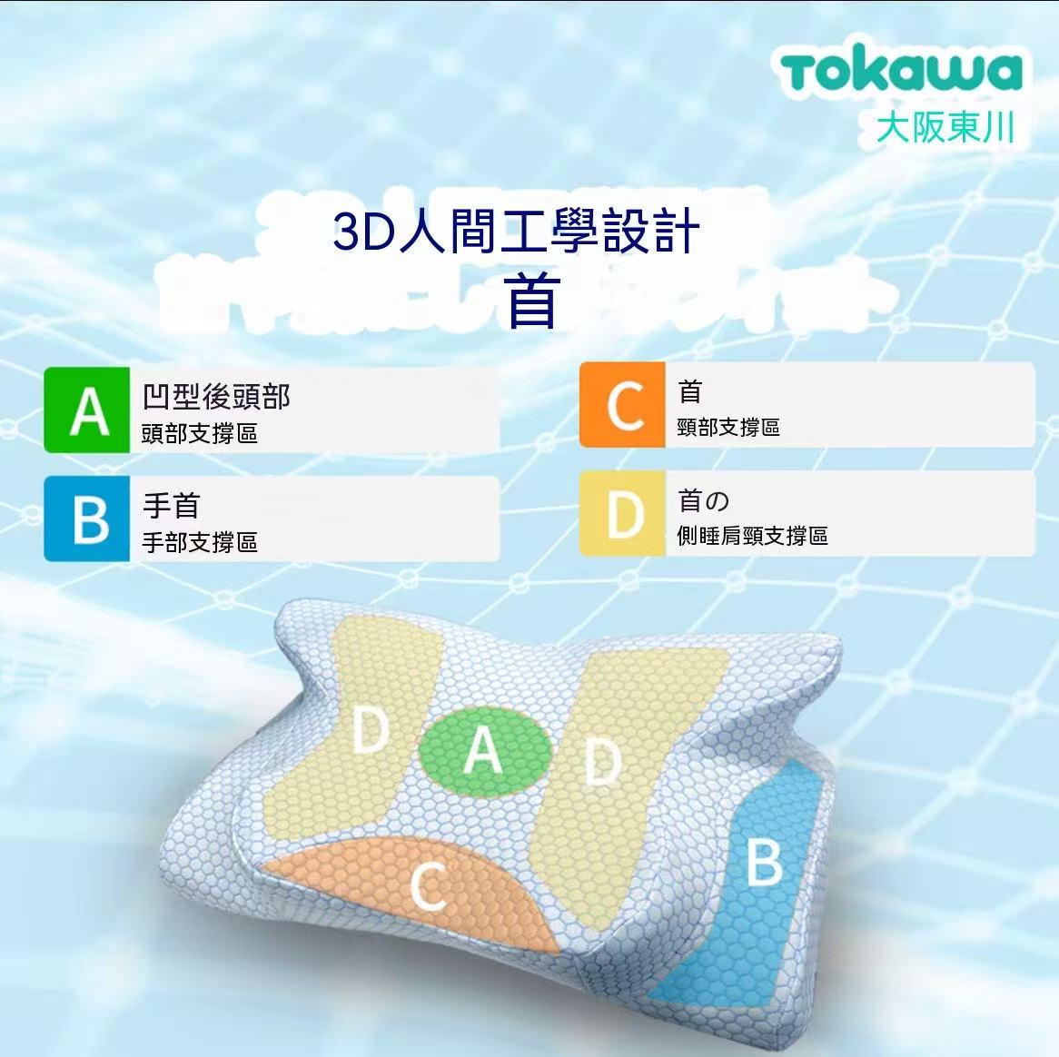 TOKAWA Osaka Tokawa Neck Master Anti-Snoring Neck Pillow