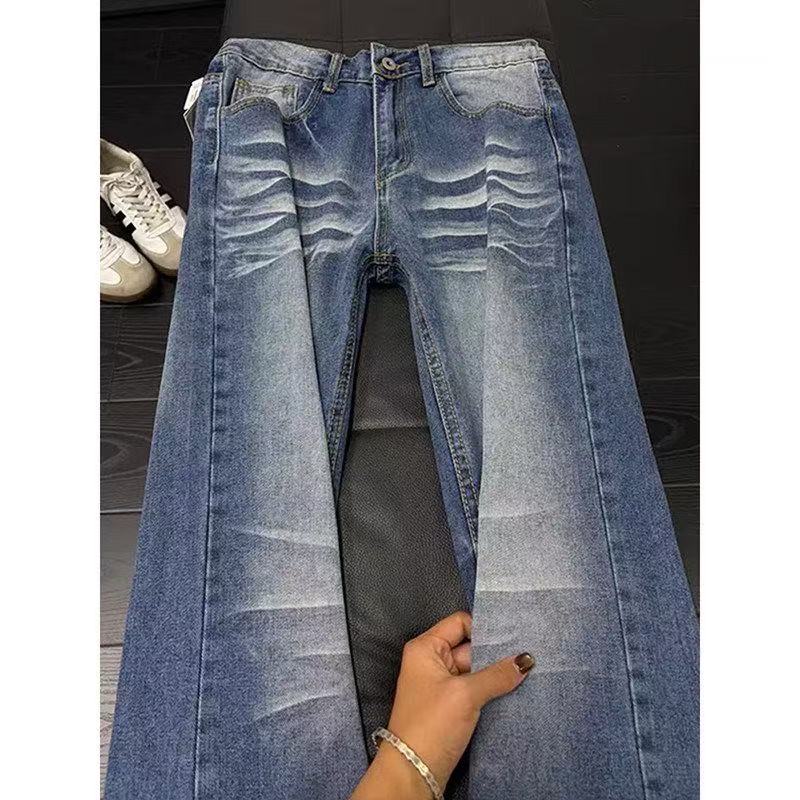 American retro high-waisted flared jeans (superior fit)