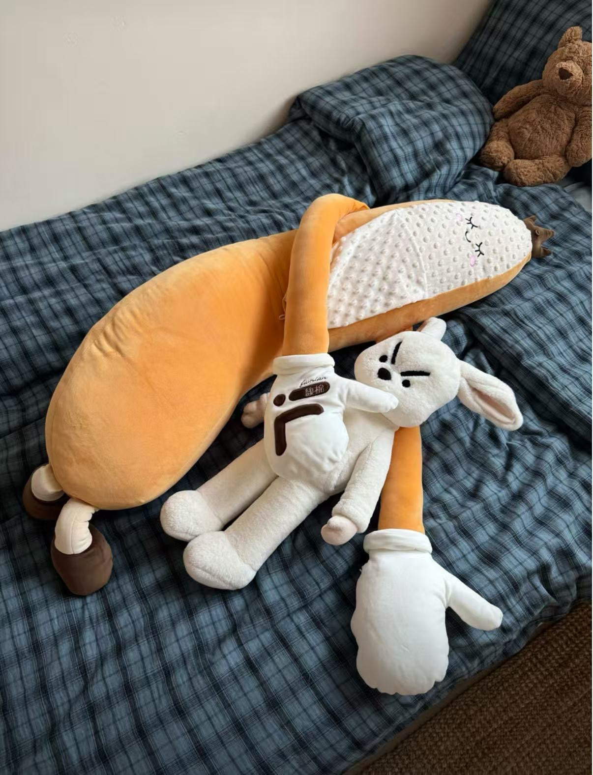 睡眠搭子🥰香蕉大王哄睡拍打抱枕（加大款）