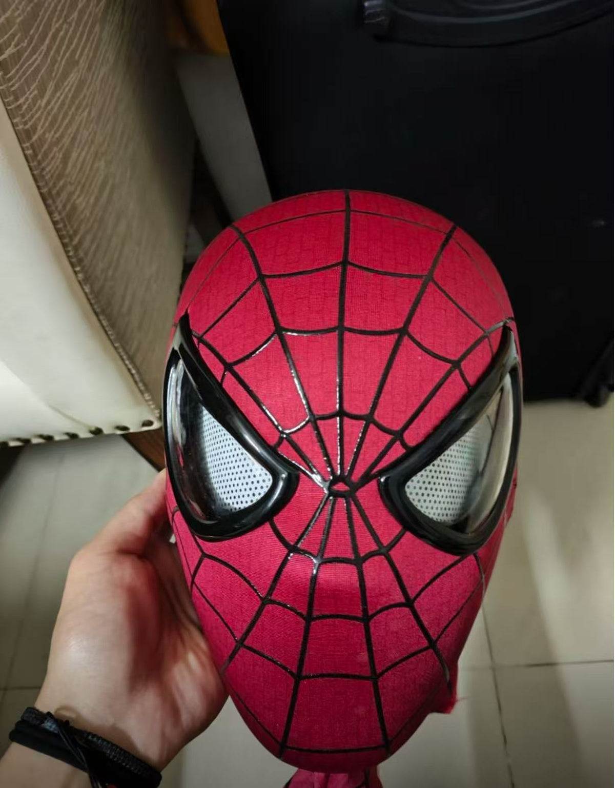 Electric Super Hero Spider-Man Mask