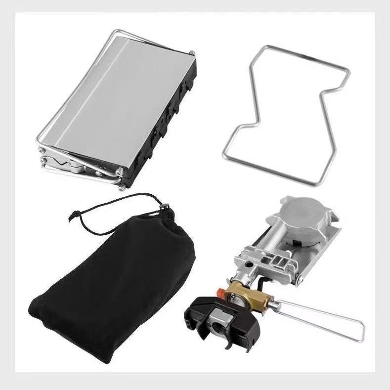 Ultra-thin Outdoor Card Stove, Portable Camping Cassette Stove