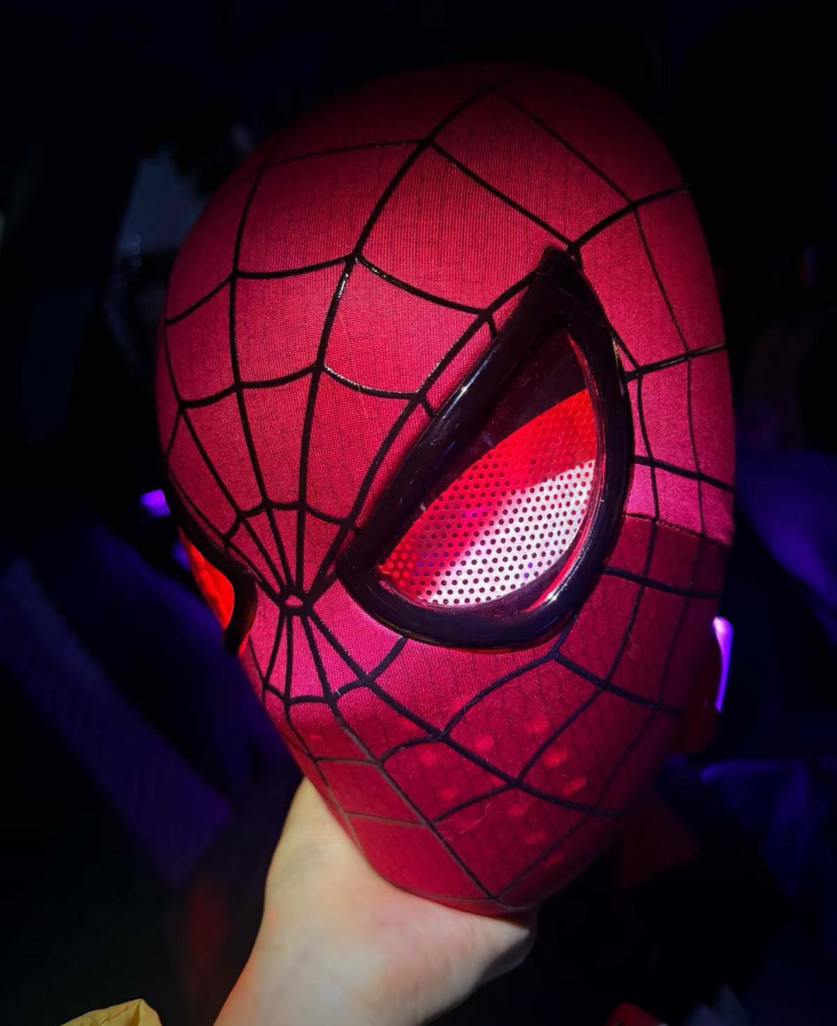 Electric Super Hero Spider-Man Mask