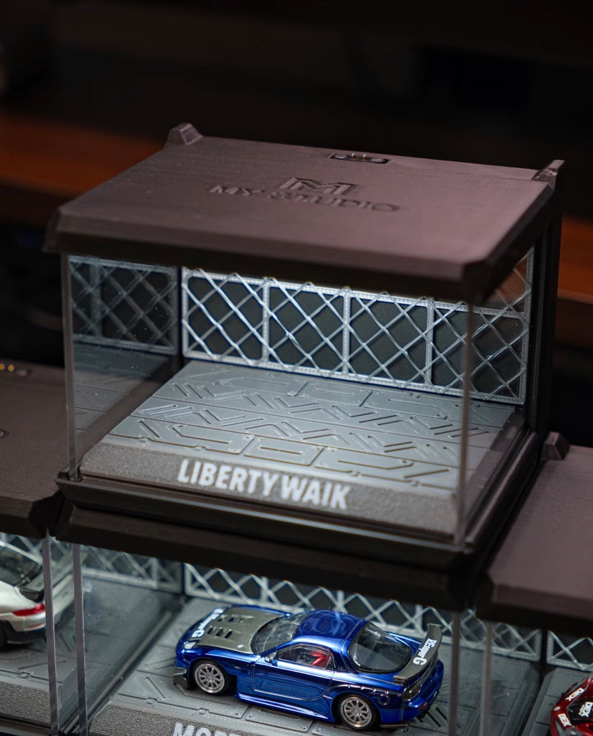 Modular Magnetic 1:64 Scale Car Model Display Case