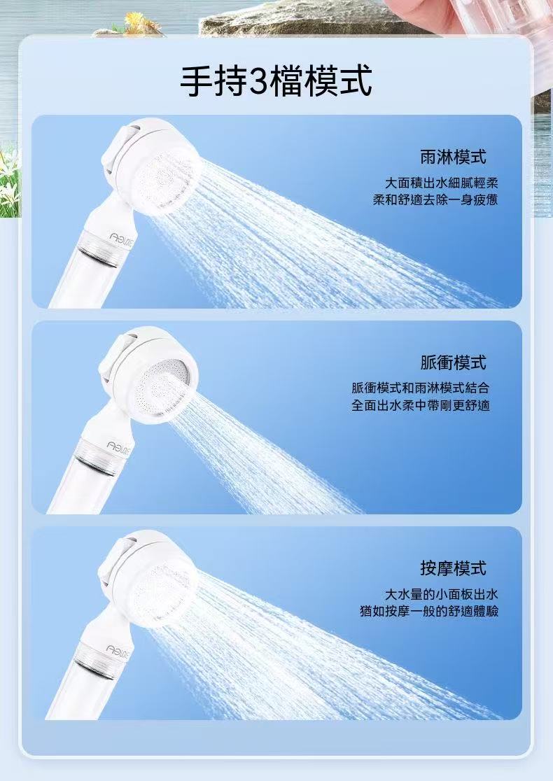 BINGA Portable Filter Shower Head (Travel Model)