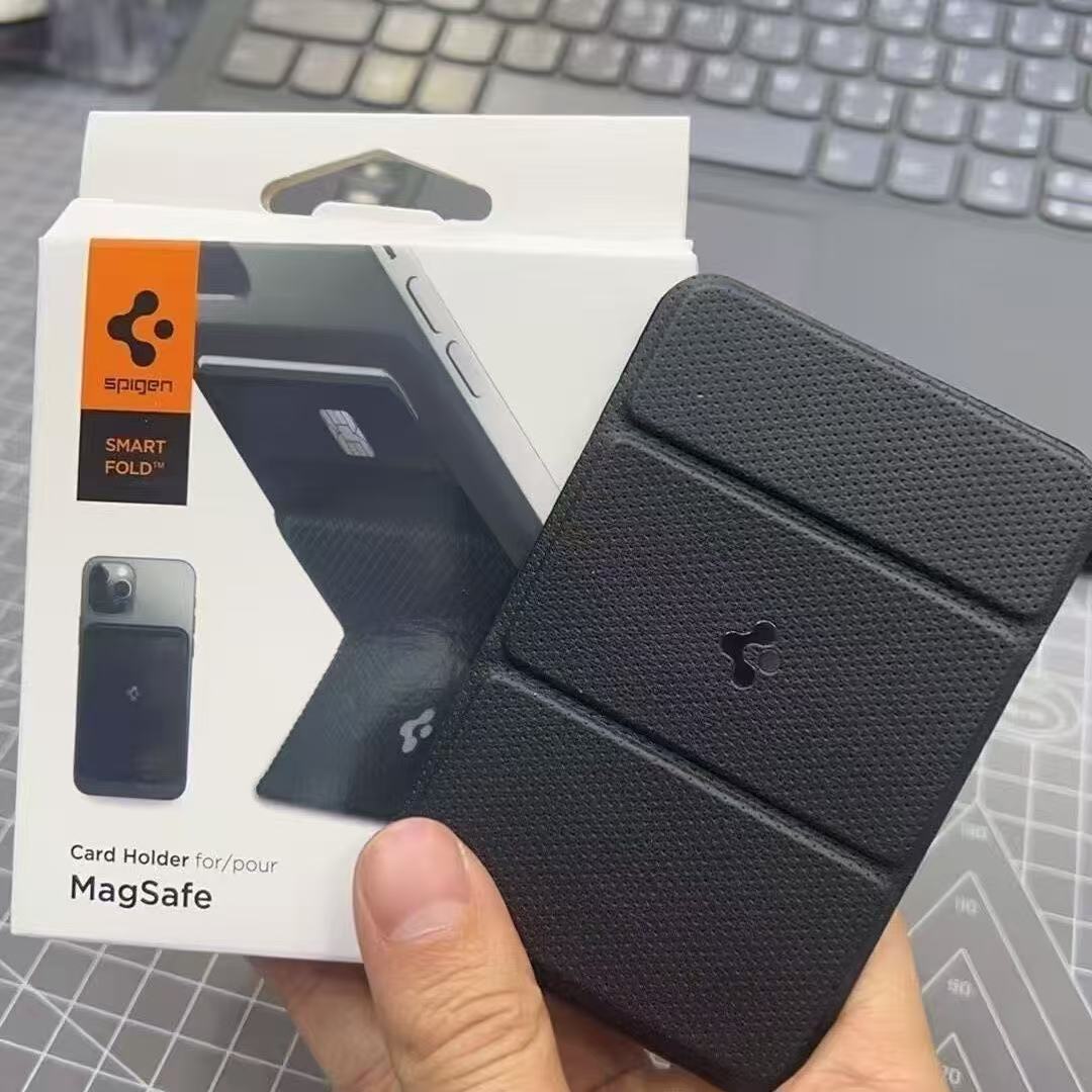新款三疊支架MagSafe強磁吸手機卡包