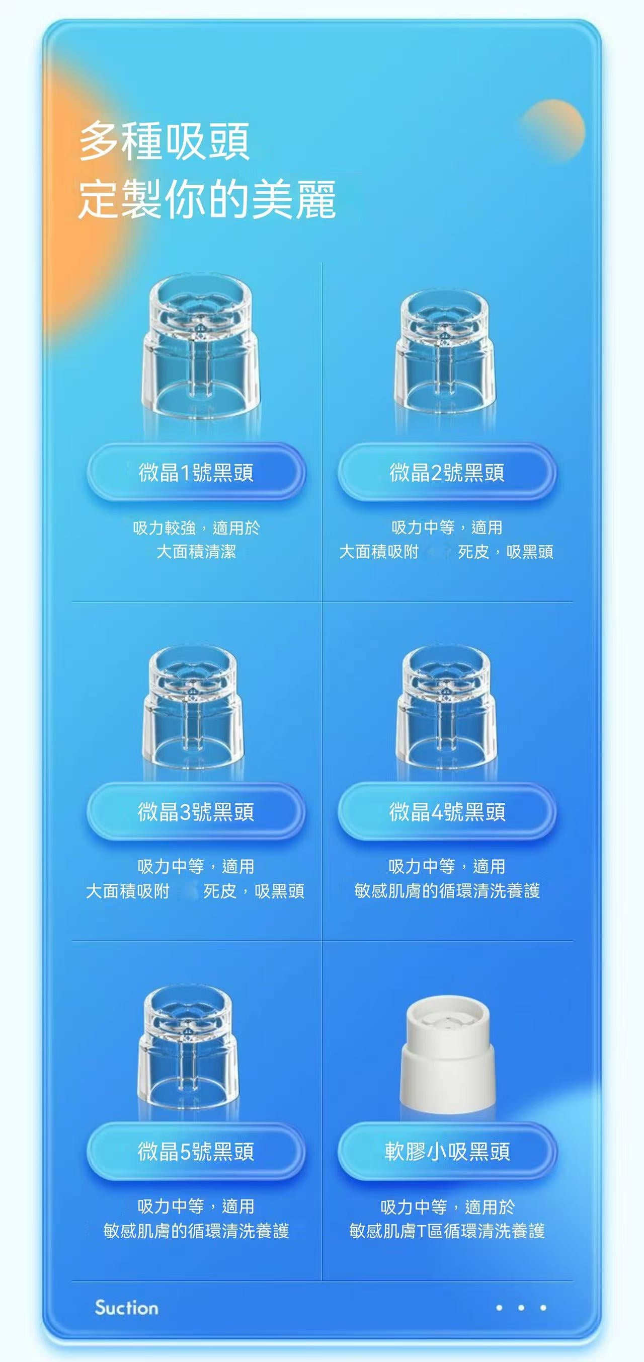 （黑頭收割機）小氣泡吸黑頭儀