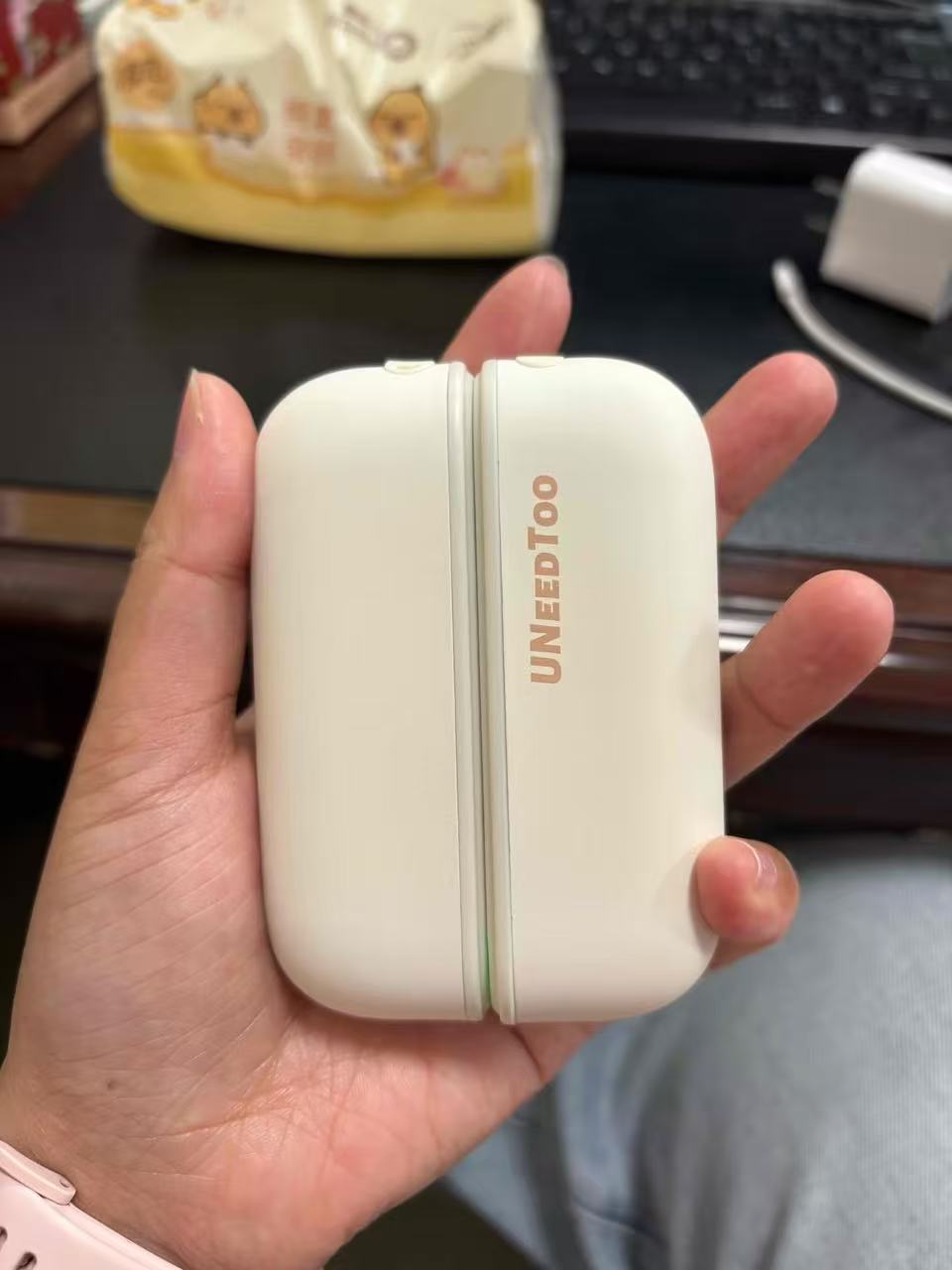 【3C認證】雙磁吸暖手寶一分二雙手同時暖冬季暖手取暖必備